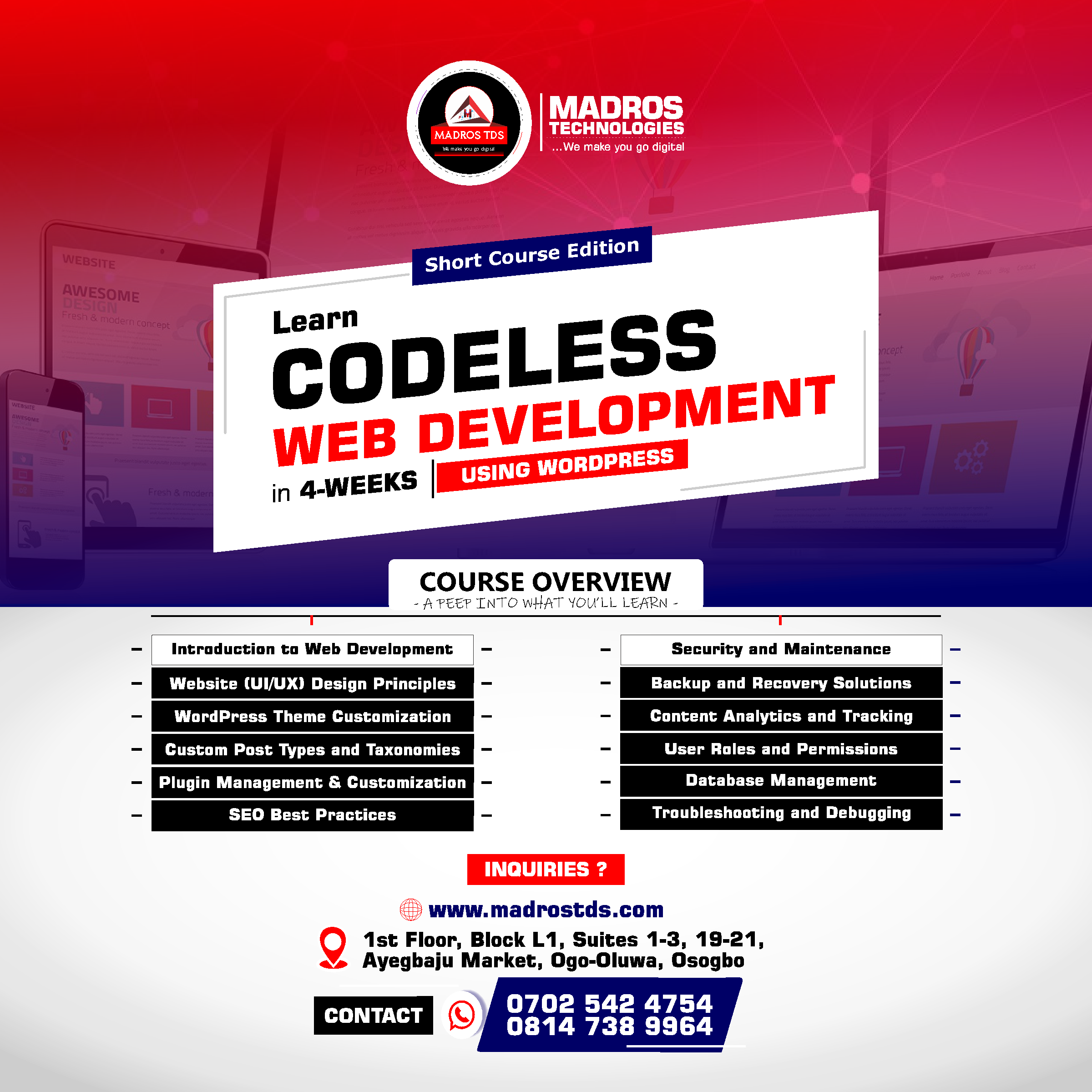 Mobile App Development Professional Tech Skill in Osogbo